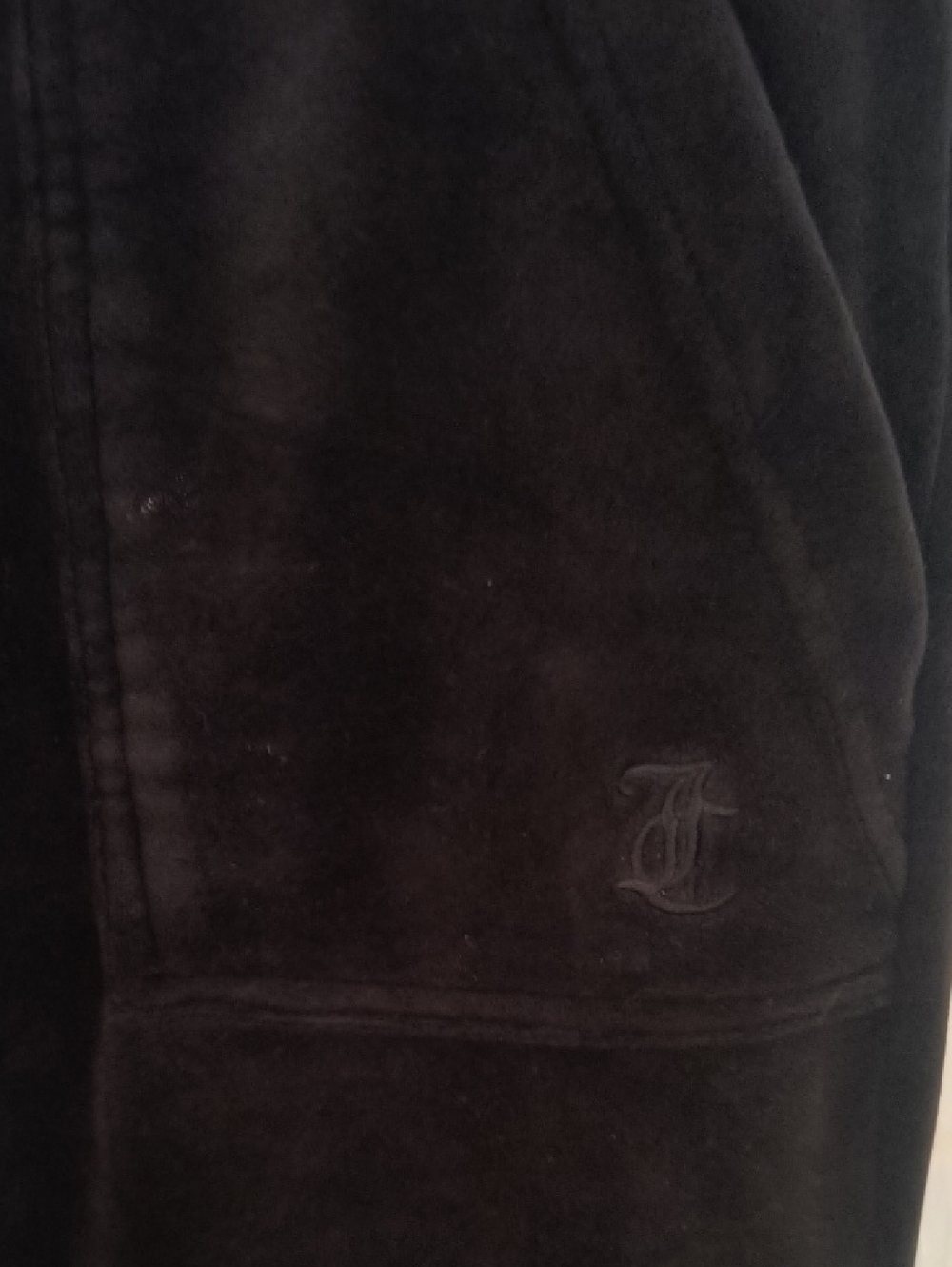 Juicy Couture Classic Velour Del Ray Pant In Black Size S Rare - Picture 5 of 7